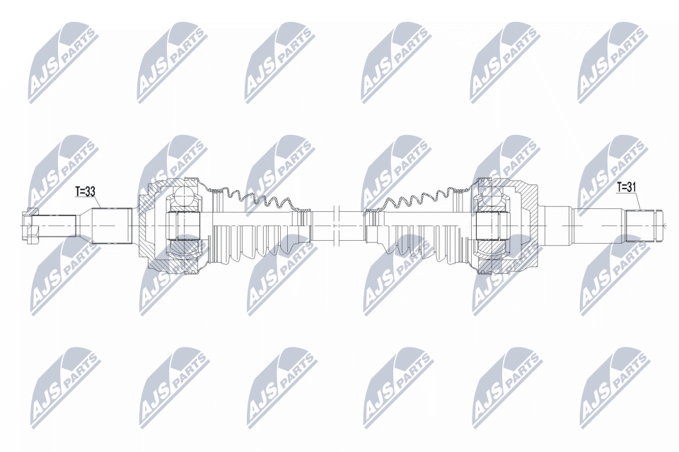 NTY NPW-FR-217 Antriebswelle