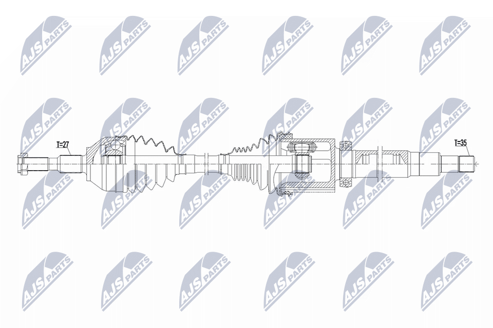 NTY NPW-FR-220 Antriebswelle