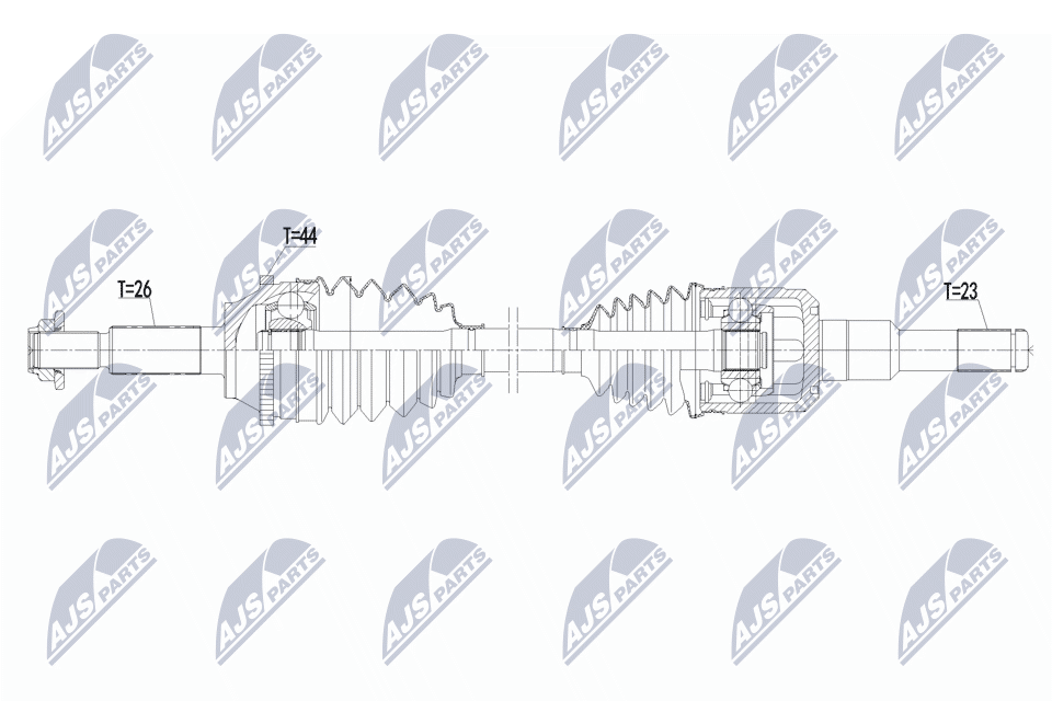 NTY NPW-FR-223 Antriebswelle