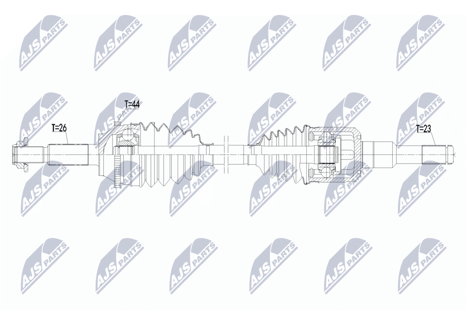 NTY NPW-FR-224 Antriebswelle