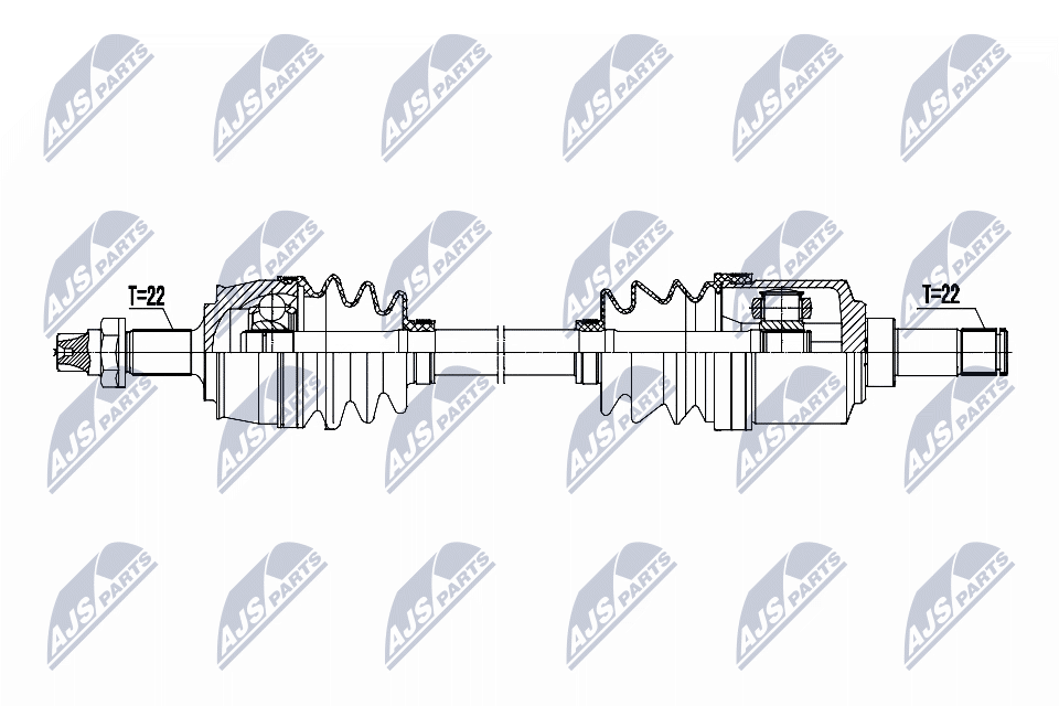 NTY NPW-FT-105 Antriebswelle