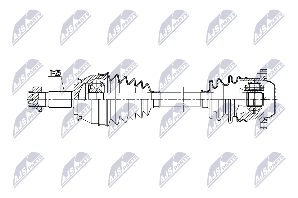 NTY NPW-FT-108 Antriebswelle