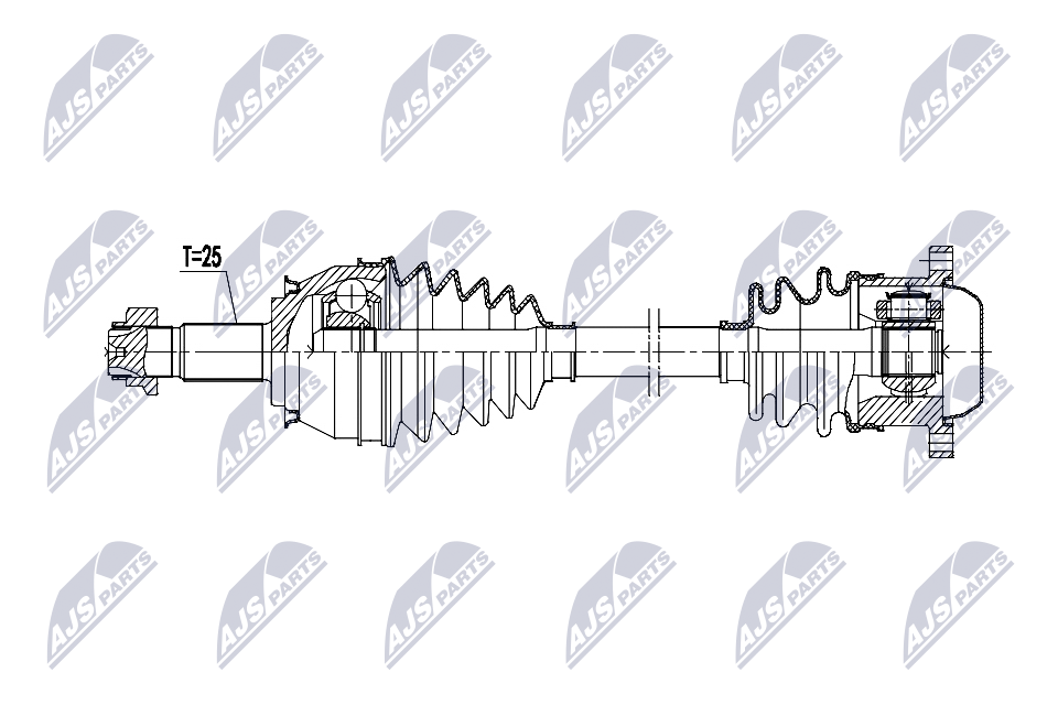 NTY NPW-FT-109 Antriebswelle