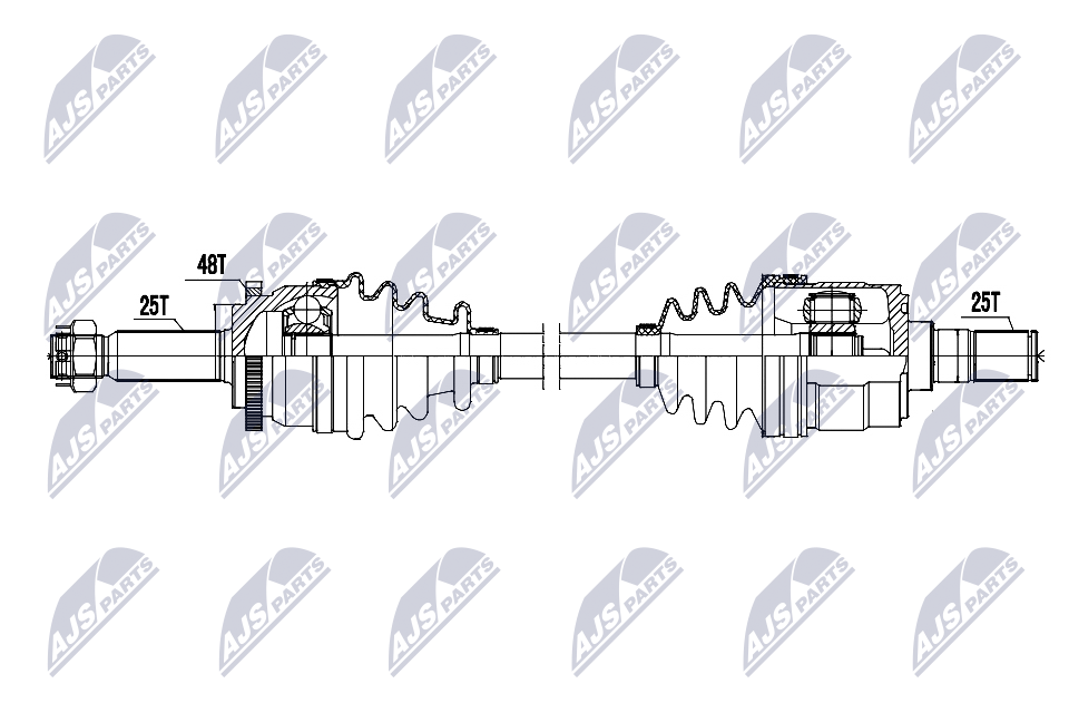 NTY NPW-HY-644 Antriebswelle