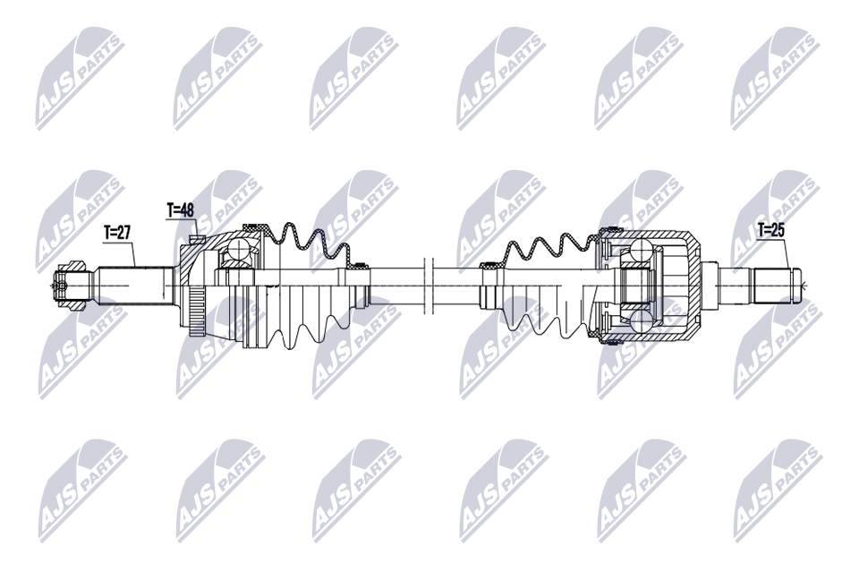 NTY NPW-HY-650 Antriebswelle