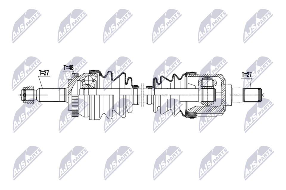 NTY NPW-HY-651 Antriebswelle