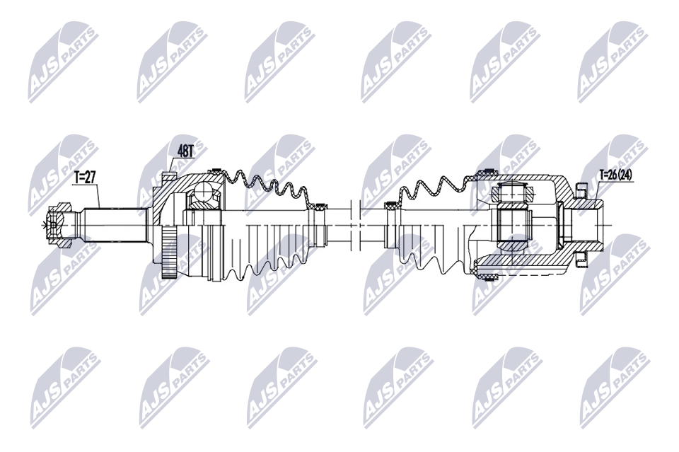 NTY NPW-HY-652 Antriebswelle