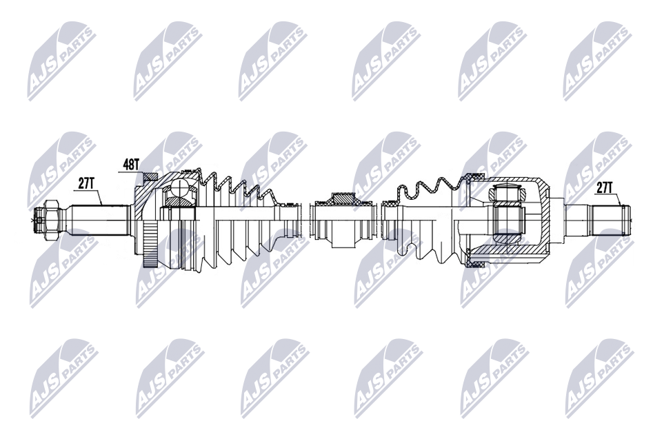 NTY NPW-HY-654 Antriebswelle