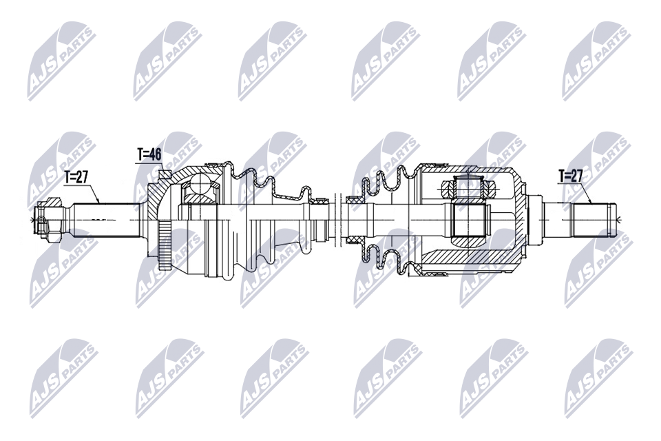 NTY NPW-HY-655 Antriebswelle
