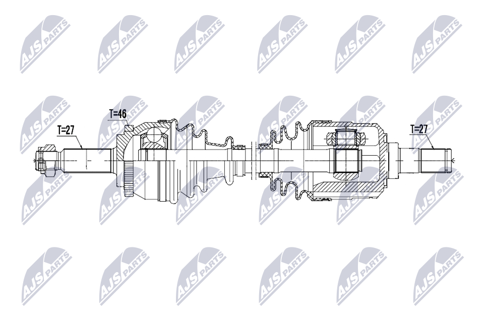 NTY NPW-HY-656 Antriebswelle