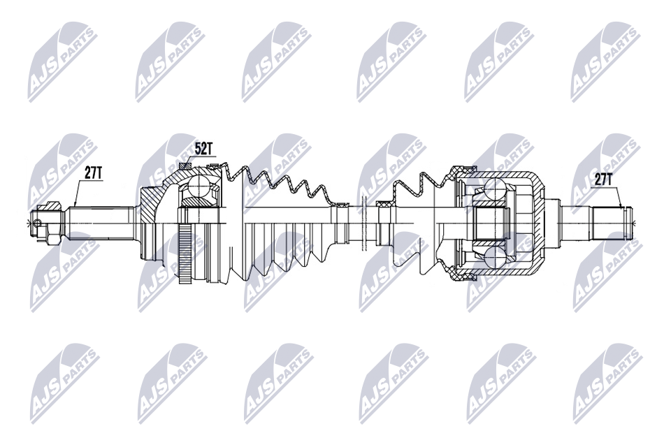 NTY NPW-HY-657 Antriebswelle