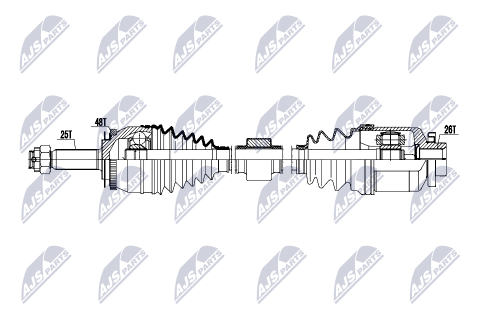 NTY NPW-HY-662 Antriebswelle