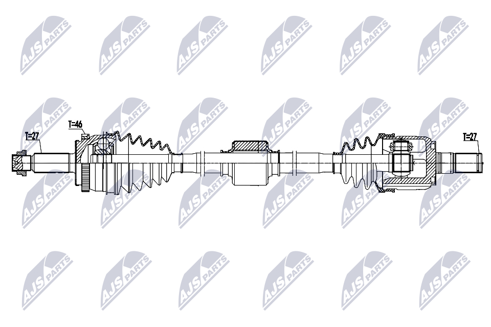 NTY NPW-HY-663 Antriebswelle