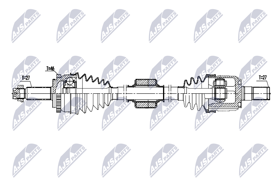 NTY NPW-HY-665 Antriebswelle
