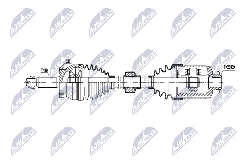 NTY NPW-HY-669 Antriebswelle