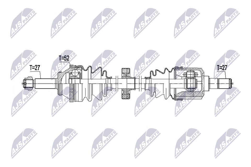 NTY NPW-HY-670 Antriebswelle