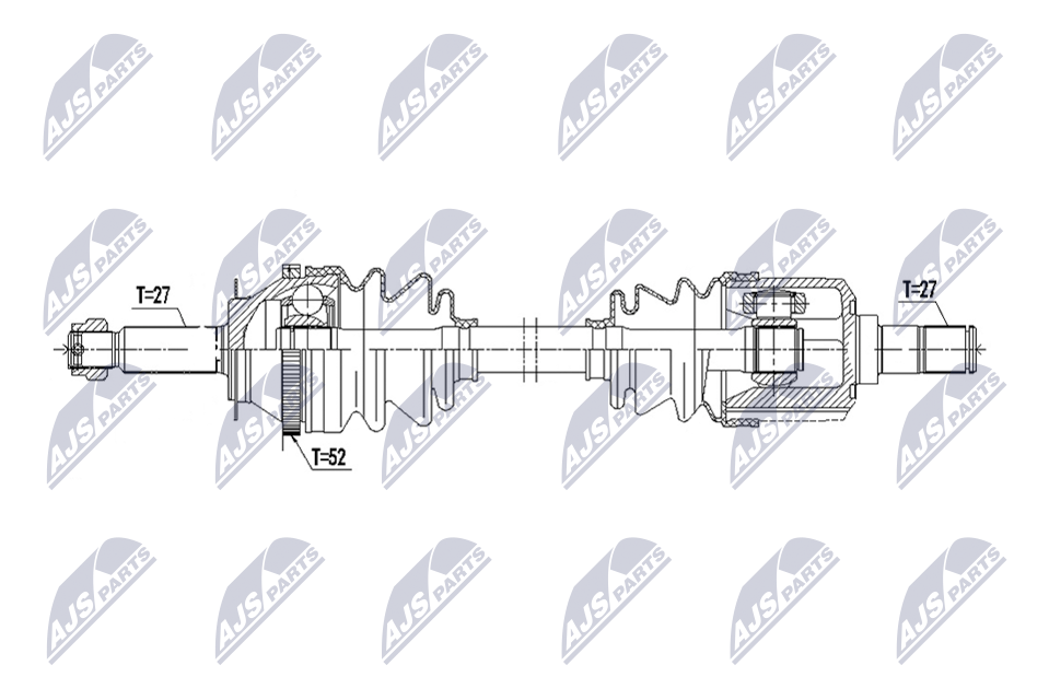 NTY NPW-HY-671 Antriebswelle