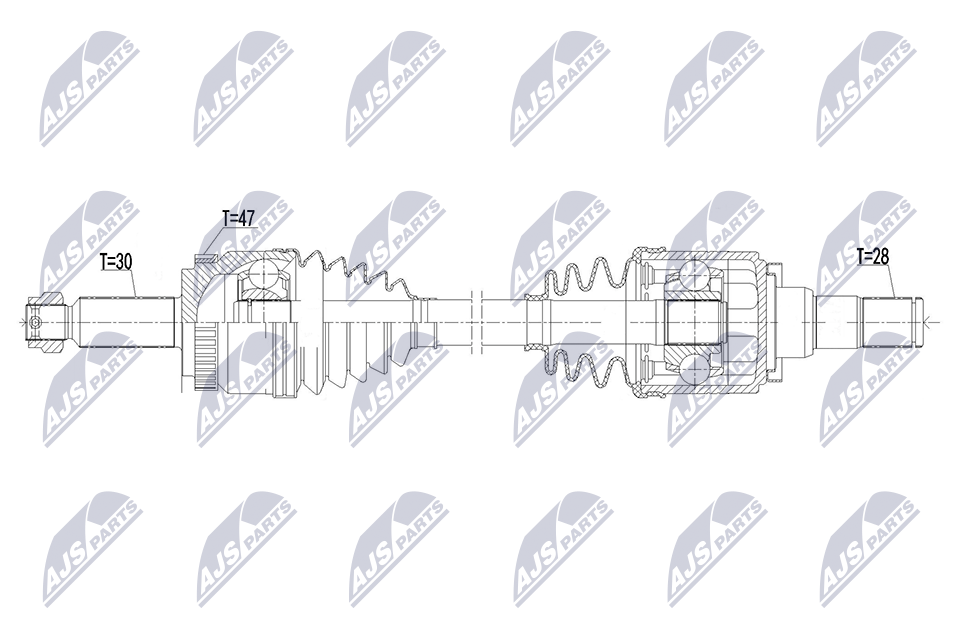 NTY NPW-HY-672 Antriebswelle