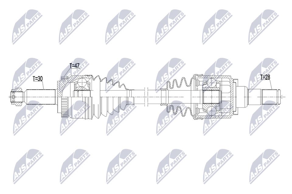 NTY NPW-HY-673 Antriebswelle