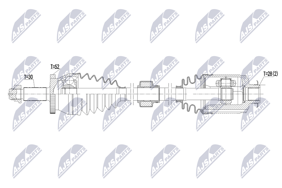 NTY NPW-HY-676 Antriebswelle