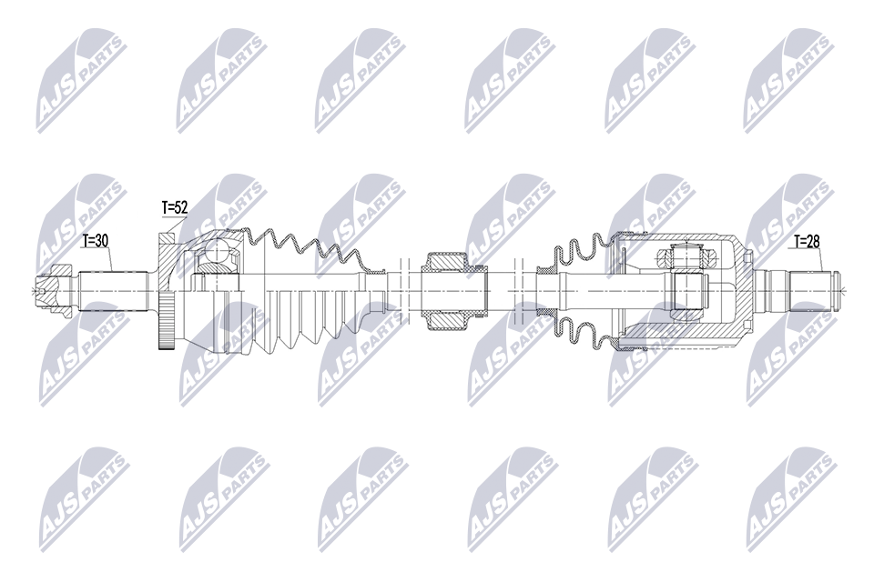NTY NPW-HY-677 Antriebswelle