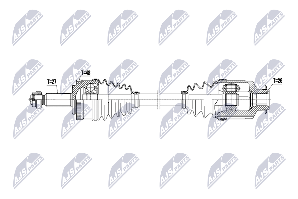 NTY NPW-HY-678 Antriebswelle