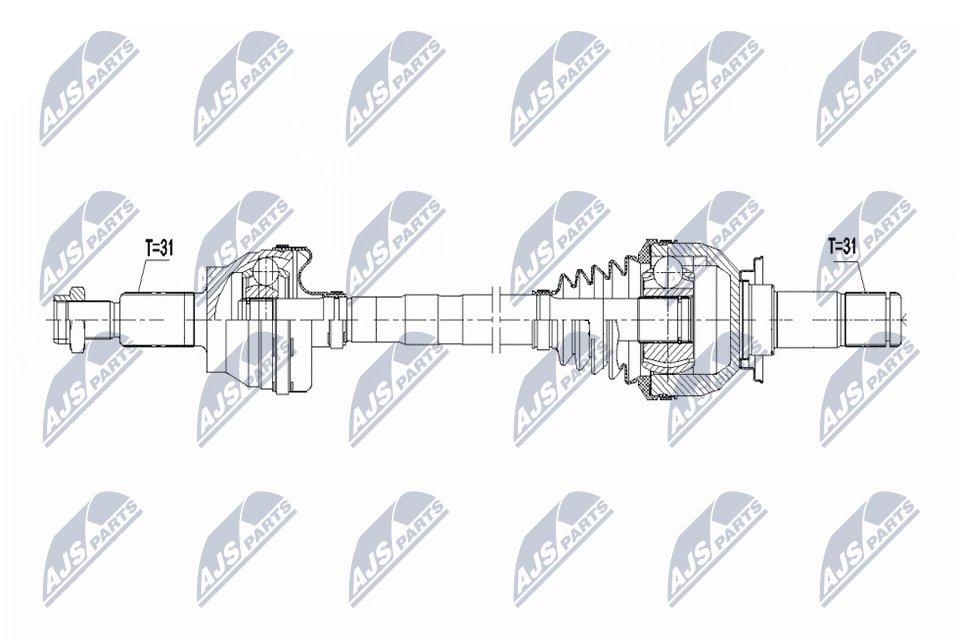 NTY NPW-JG-022 Antriebswelle