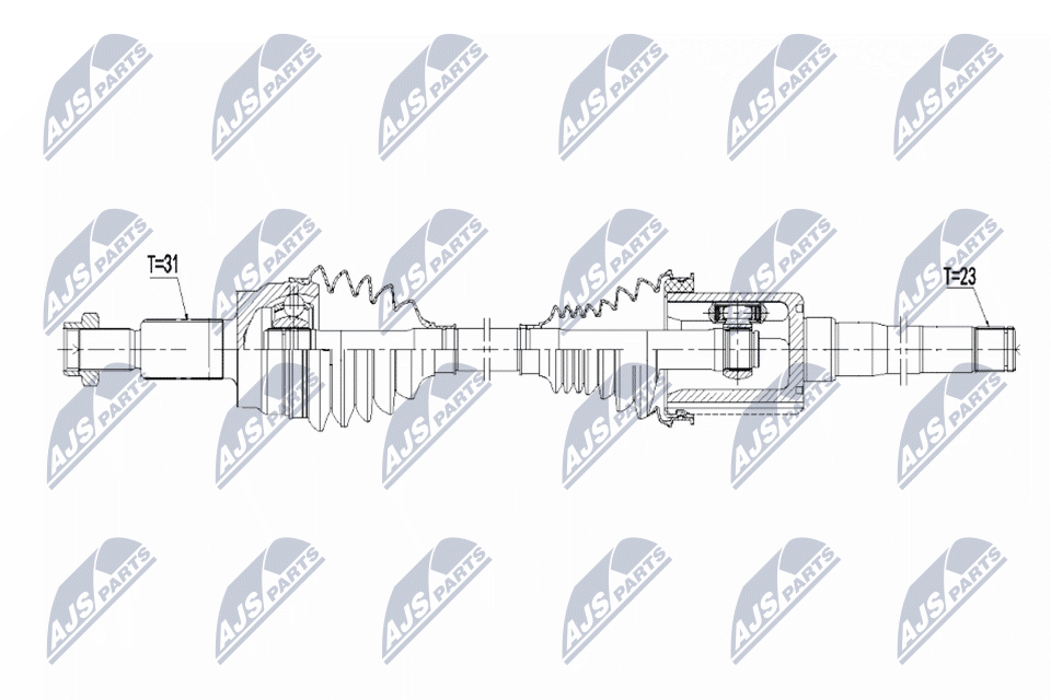 NTY NPW-JG-026 Antriebswelle