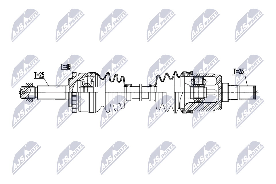 NTY NPW-KA-421 Antriebswelle
