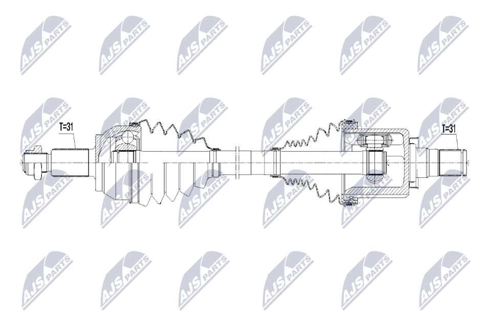 NTY NPW-LR-015 Antriebswelle