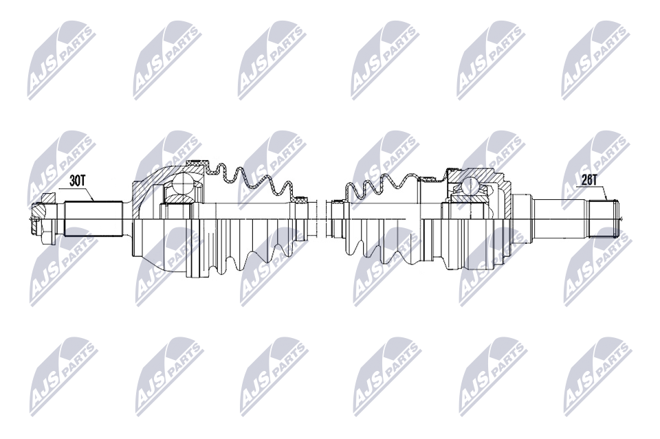 NTY NPW-ME-230 Antriebswelle