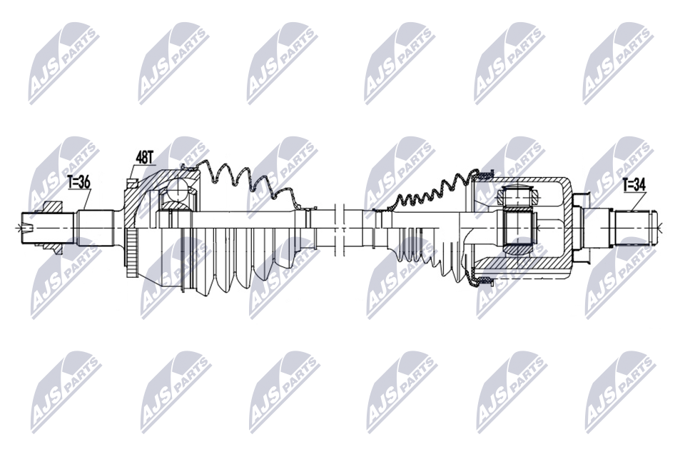 NTY NPW-MG-006 Antriebswelle