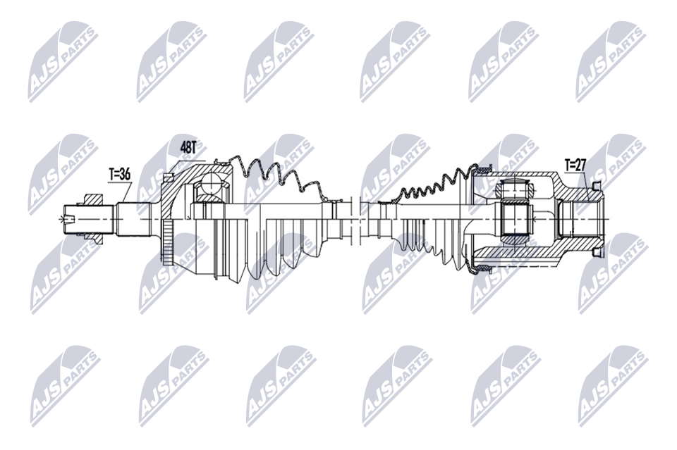 NTY NPW-MG-007 Antriebswelle