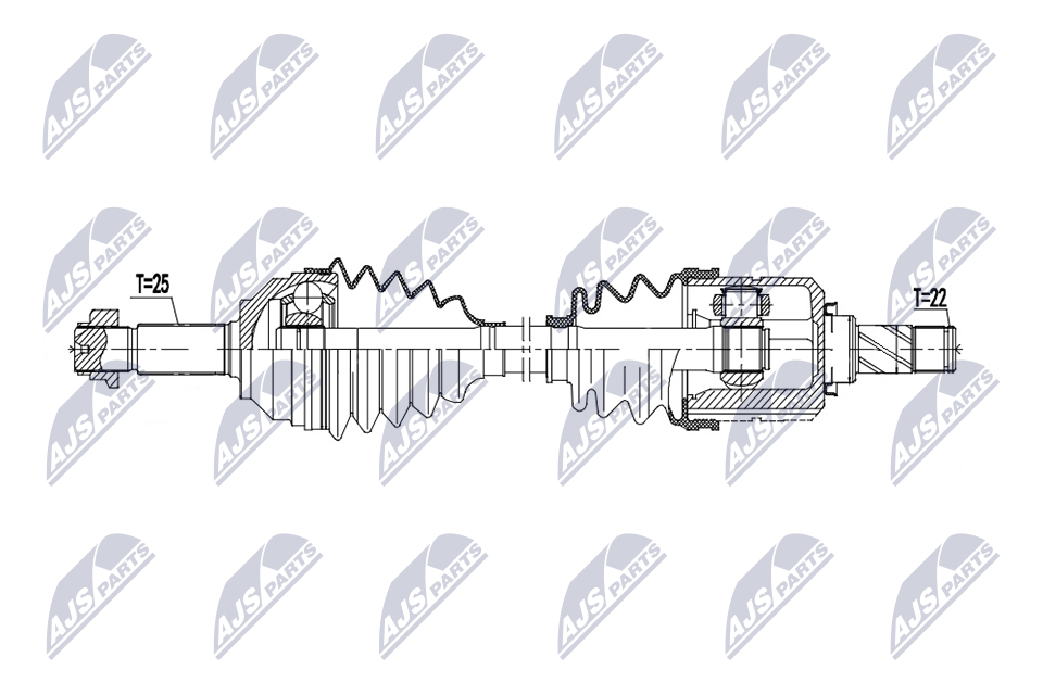 NTY NPW-MG-008 Antriebswelle