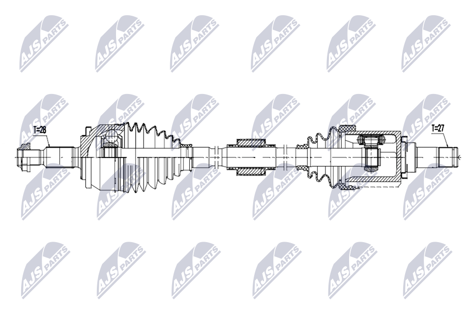 NTY NPW-MS-106 Antriebswelle