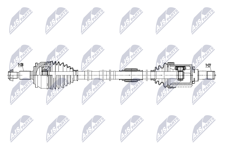 NTY NPW-MS-108 Antriebswelle