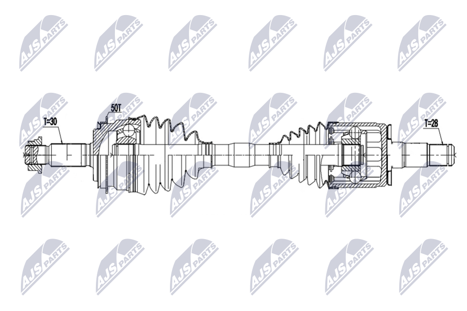 NTY NPW-MS-110 Antriebswelle