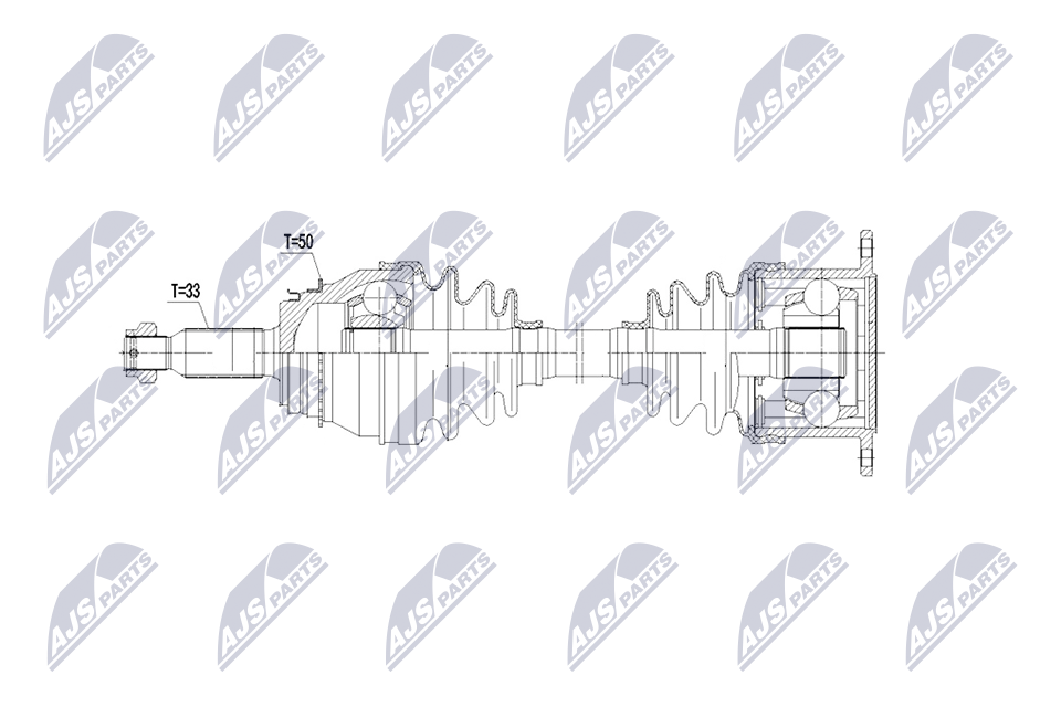 NTY NPW-MS-114 Antriebswelle