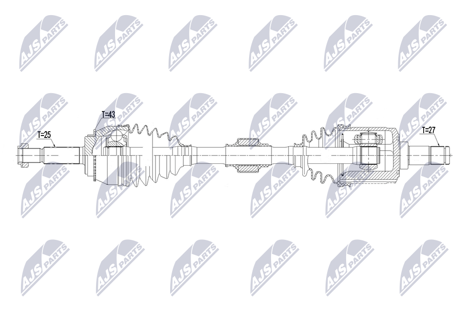 NTY NPW-MS-129 Antriebswelle