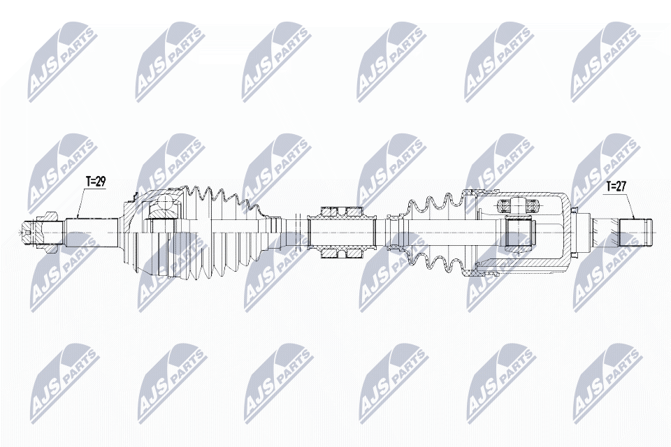 NTY NPW-NS-229 Antriebswelle