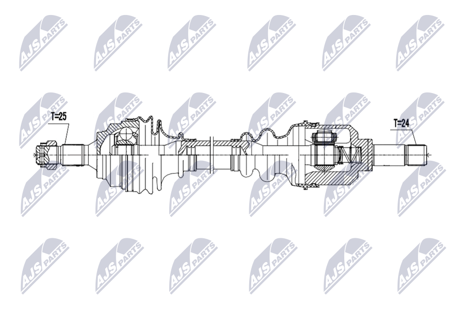 NTY NPW-PE-128 Antriebswelle