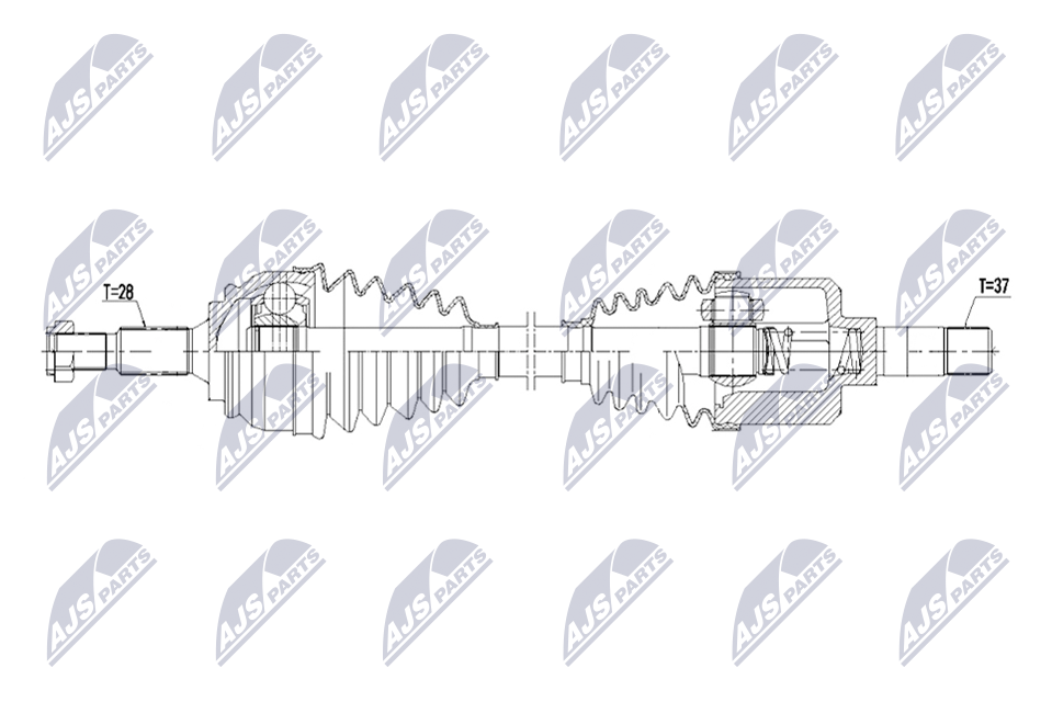 NTY NPW-PE-129 Antriebswelle