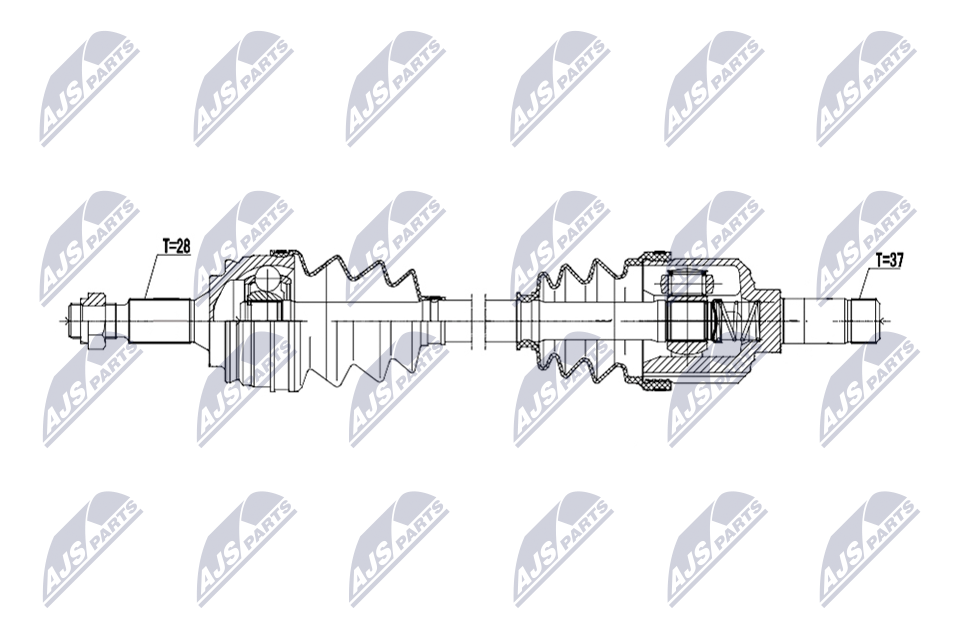 NTY NPW-PE-130 Antriebswelle