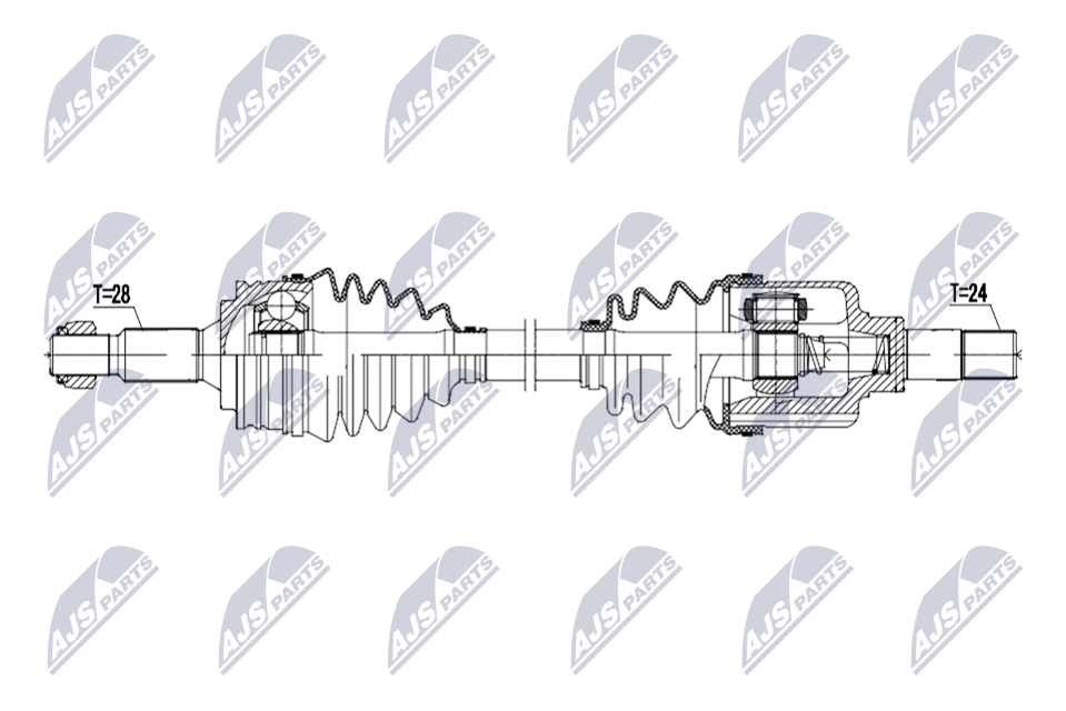 NTY NPW-PE-131 Antriebswelle