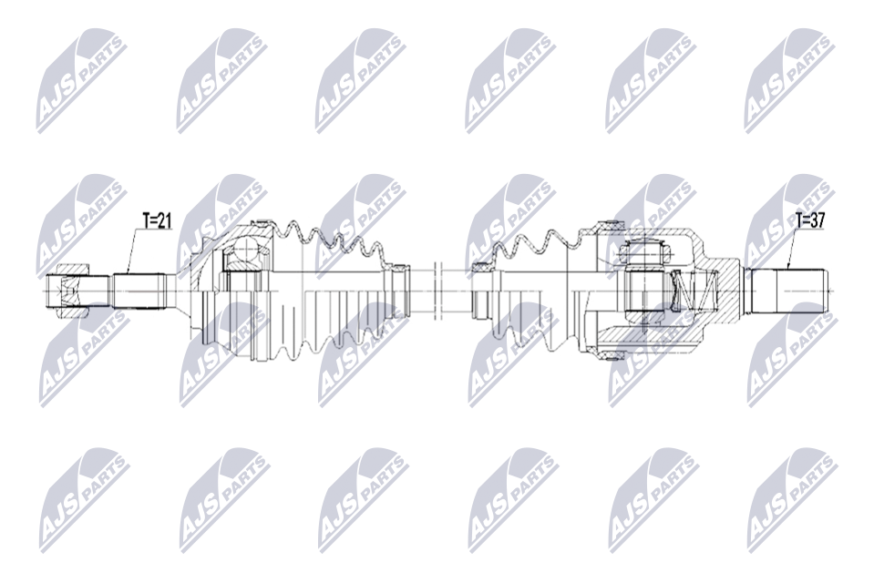 NTY NPW-PE-133 Antriebswelle