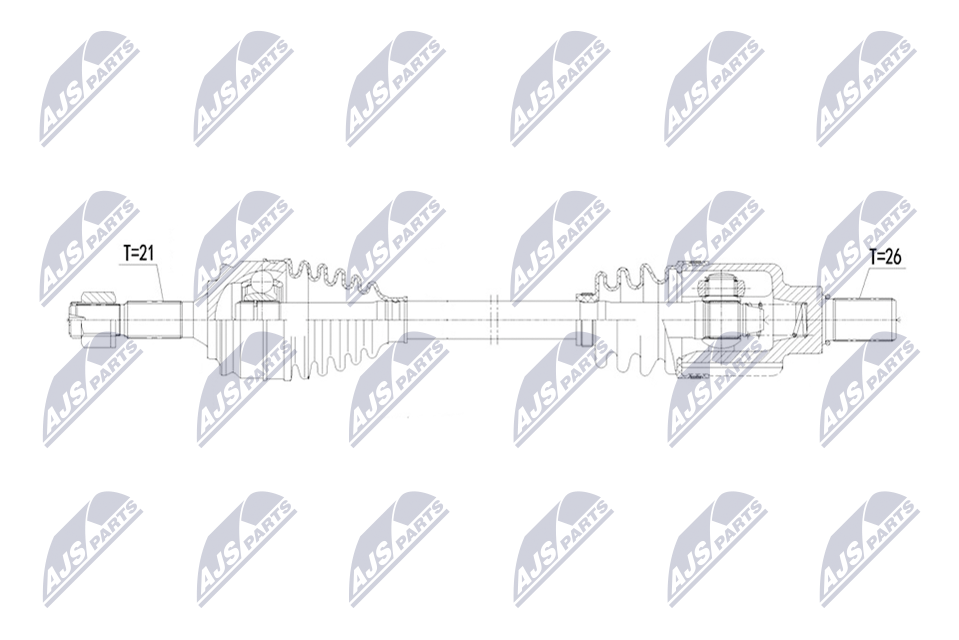 NTY NPW-PE-136 Antriebswelle