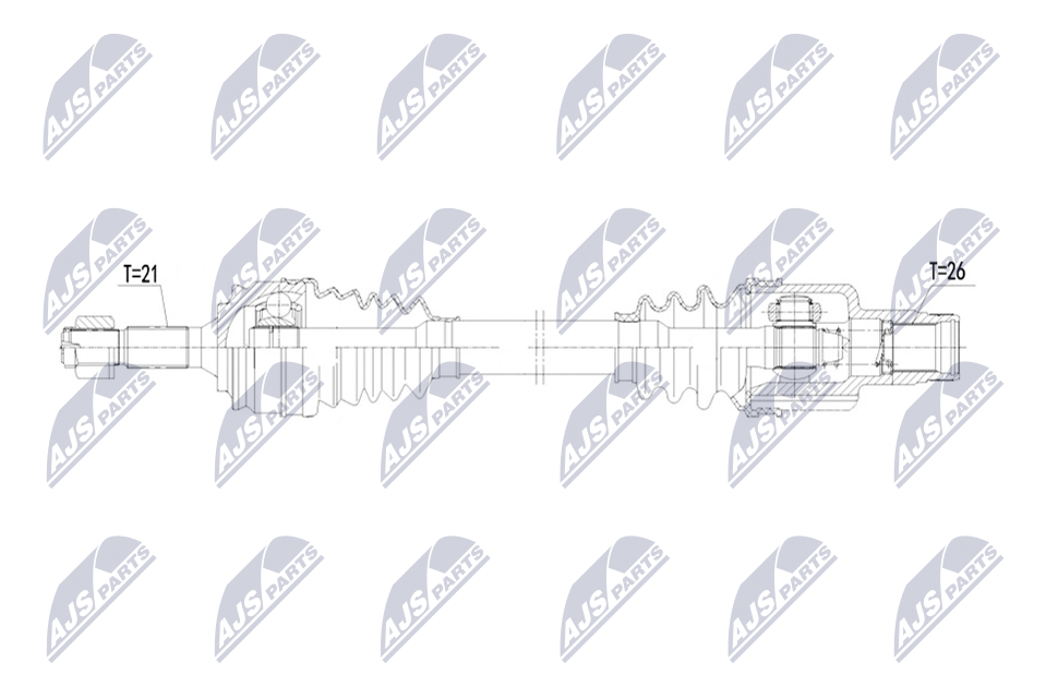 NTY NPW-PE-137 Antriebswelle