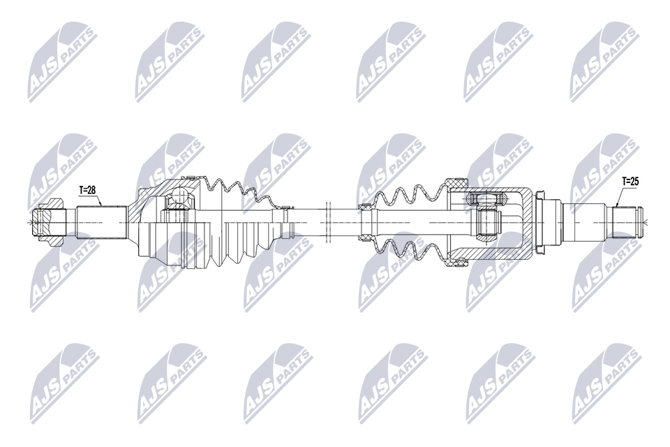 NTY NPW-PE-138 Antriebswelle