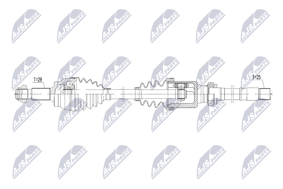 NTY NPW-PE-139 Antriebswelle