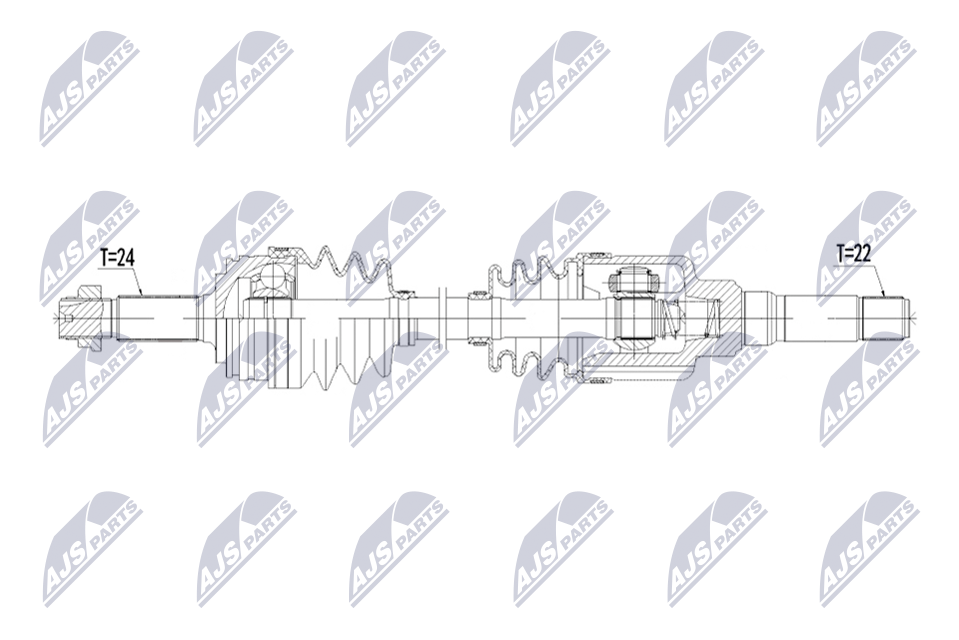 NTY NPW-TY-206 Antriebswelle